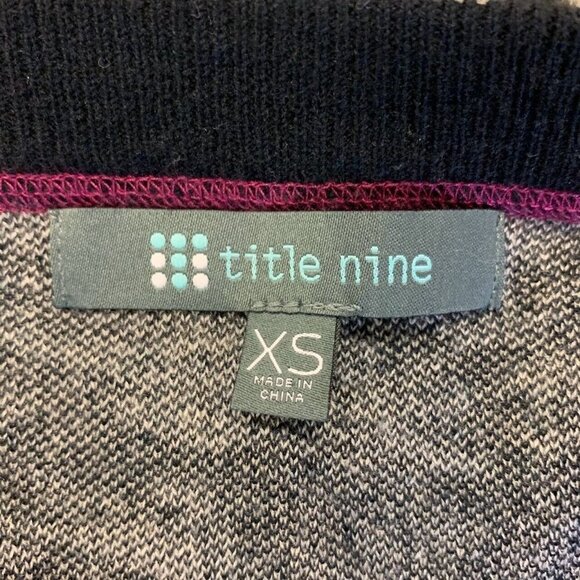 Title Nine Women's Merino Wool Blend Pockets Graphic Pattern Mini Dress Size XS - Picture 7 of 12